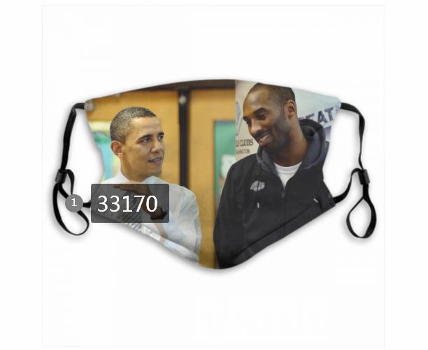 2021 NBA Los Angeles Lakers #24 kobe bryant 33170 Dust mask with filter